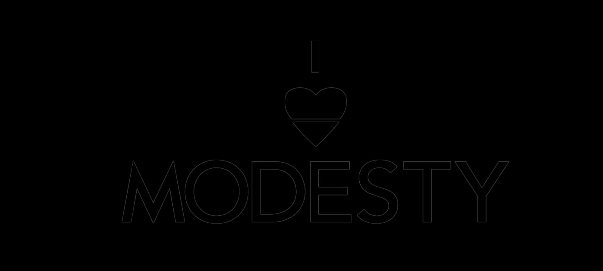 I Love Modesty logo